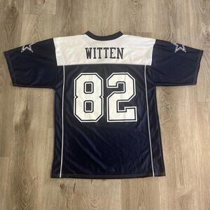 Dallas Cowboys NFL Team Apparel Number 82 Witten Size Medium Blue